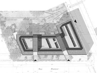 maison du conseil général de l'isère plan d'étage courant